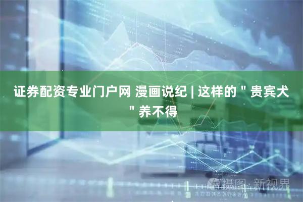 证券配资专业门户网 漫画说纪 | 这样的＂贵宾犬＂养不得